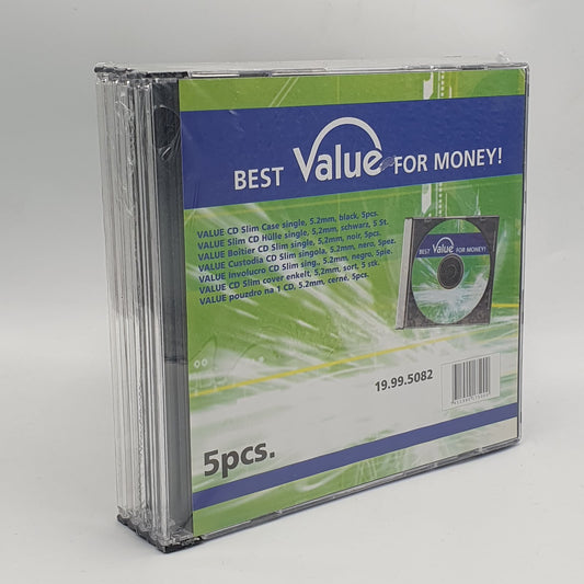 Pack de 5 CD Slim Case Ref. VI-OL