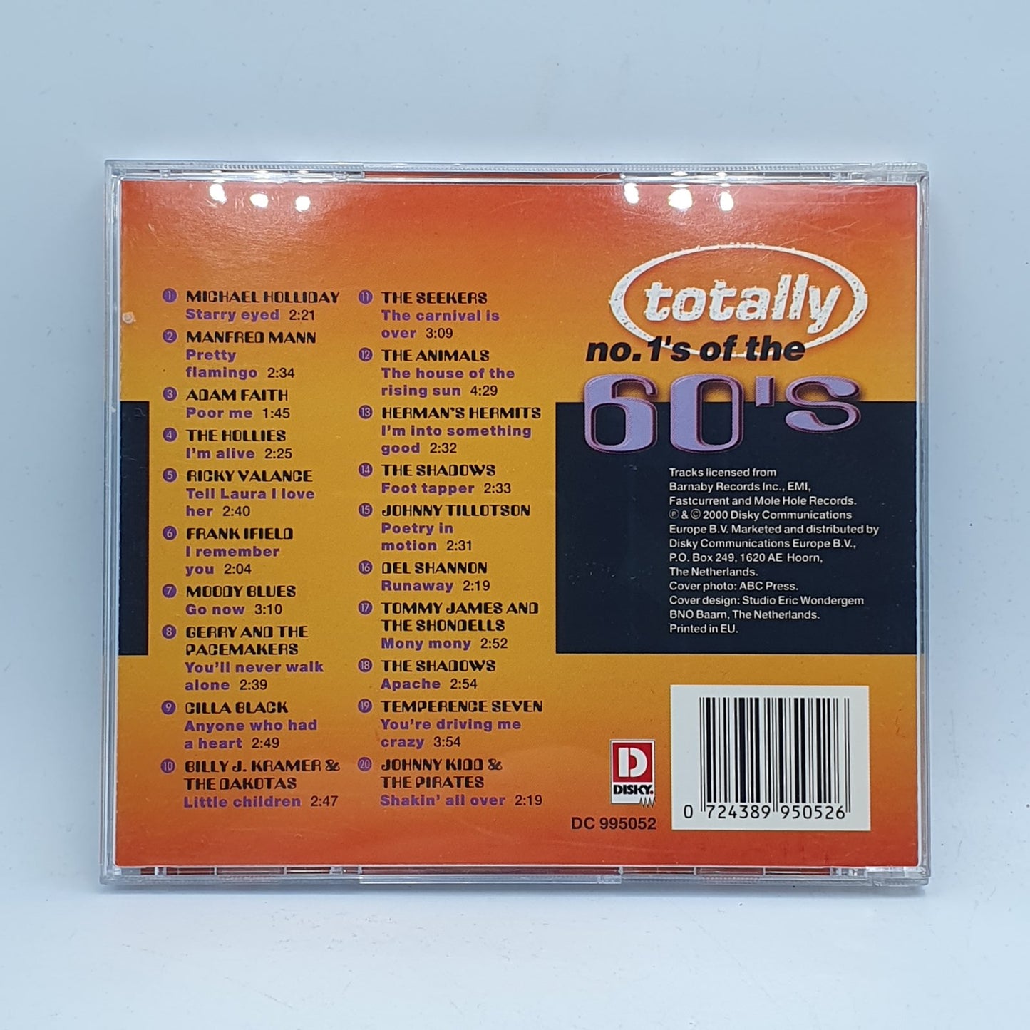 Pack Totally Nº1 Hits Of The 60's, 70's, 80's, 90's (4xCD) Ref. OL-VI