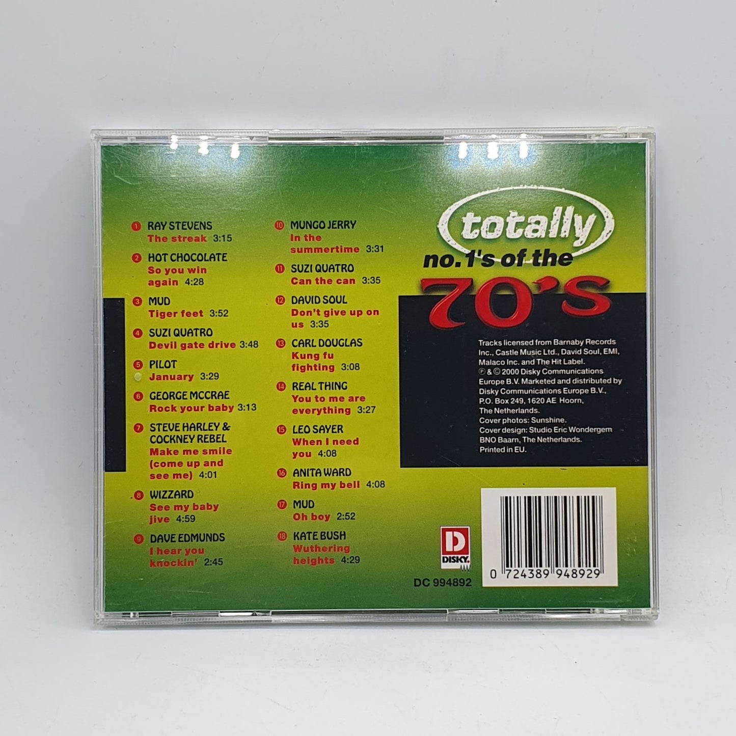 Pack Totally Nº1 Hits Of The 60's, 70's, 80's, 90's (4xCD) Ref. OL-VI