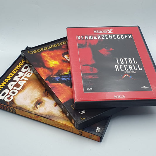 Pack Filmes Arnold Schwarzenegger (3xDVD) Ref. OL-VI