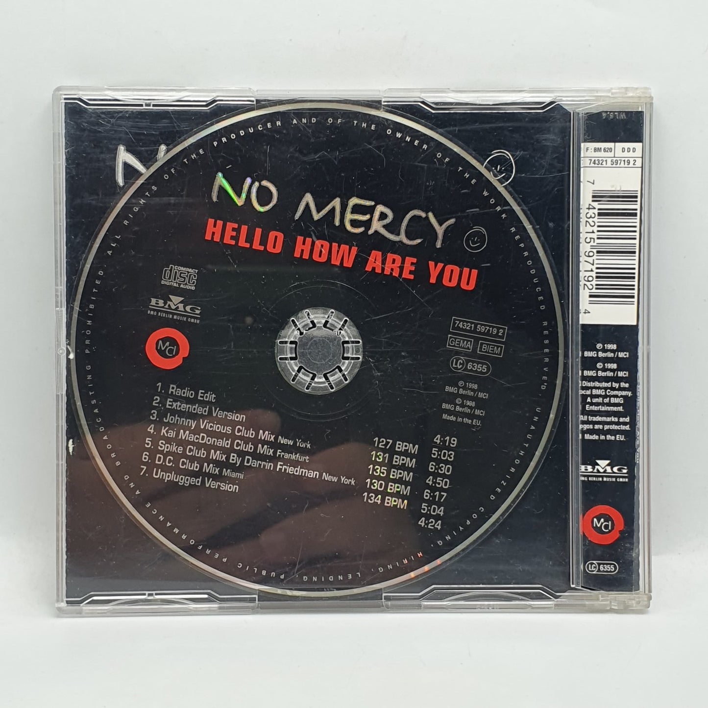 No Mercy - Hello How Are You (CD Single)