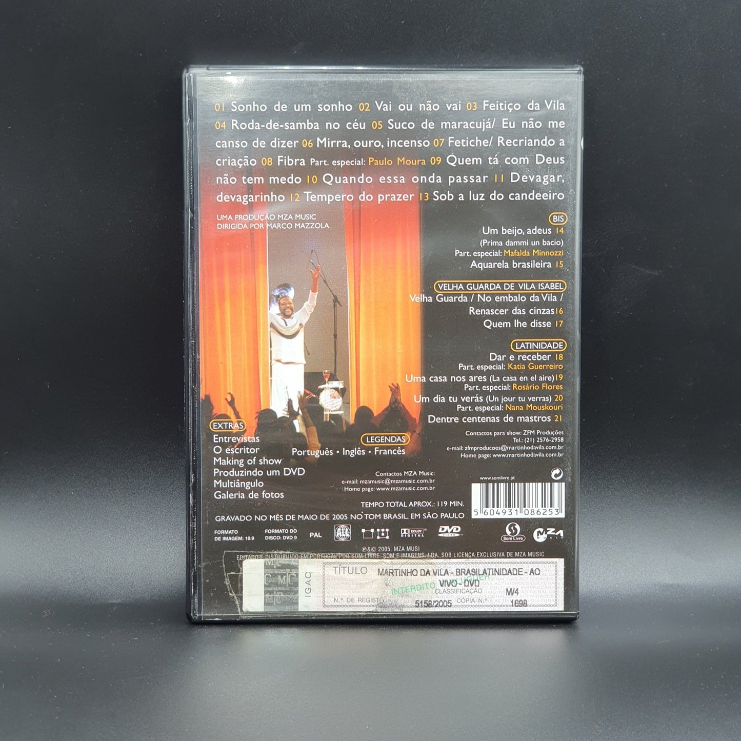 Martinho Da Vila - Ao Vivo Brasilatinidade (DVD)