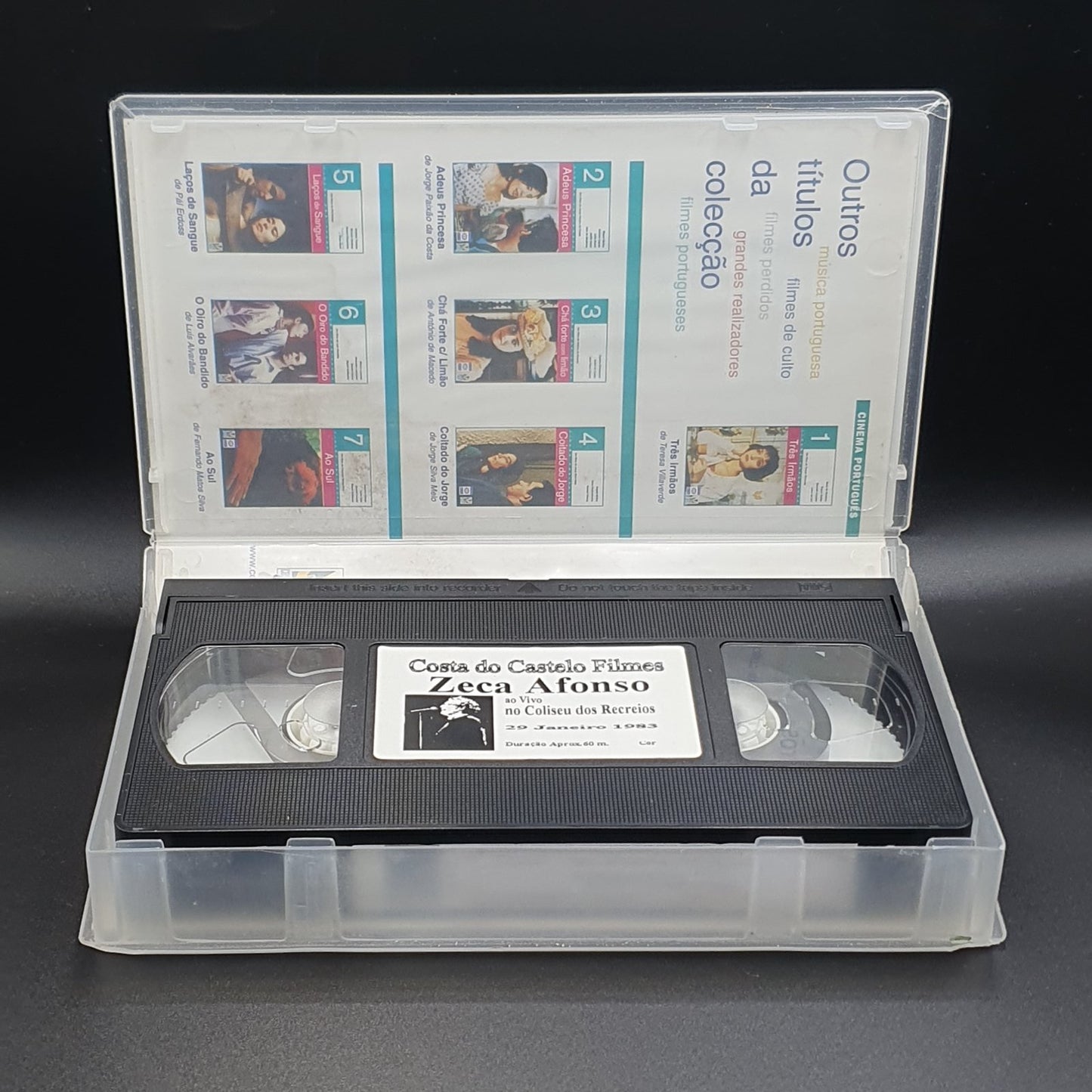 Zeca Afonso - Ao Vivo No Coliseu 1983 (VHS) Ref. OL-VI