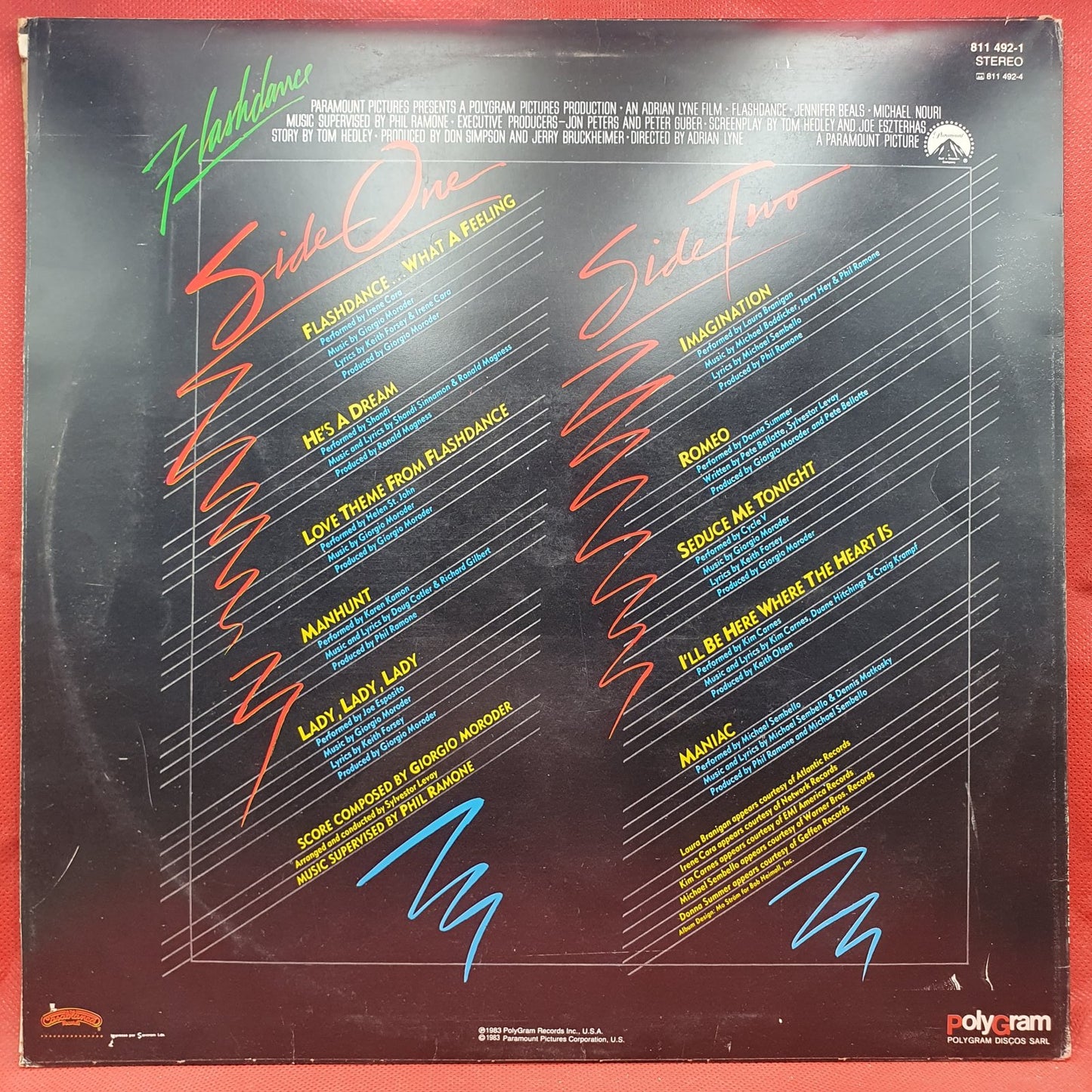 Various - Flashdance (Original Soundtrack From The Motion Picture) (LP)