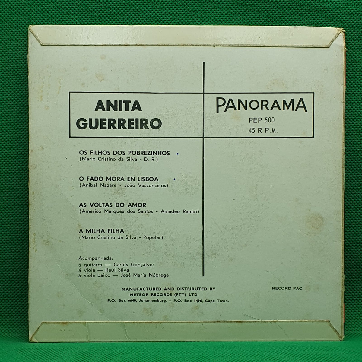 Anita Guerreiro - Os Filhos Dos Pobrezinhos / As Voltas Do Amor (EP)