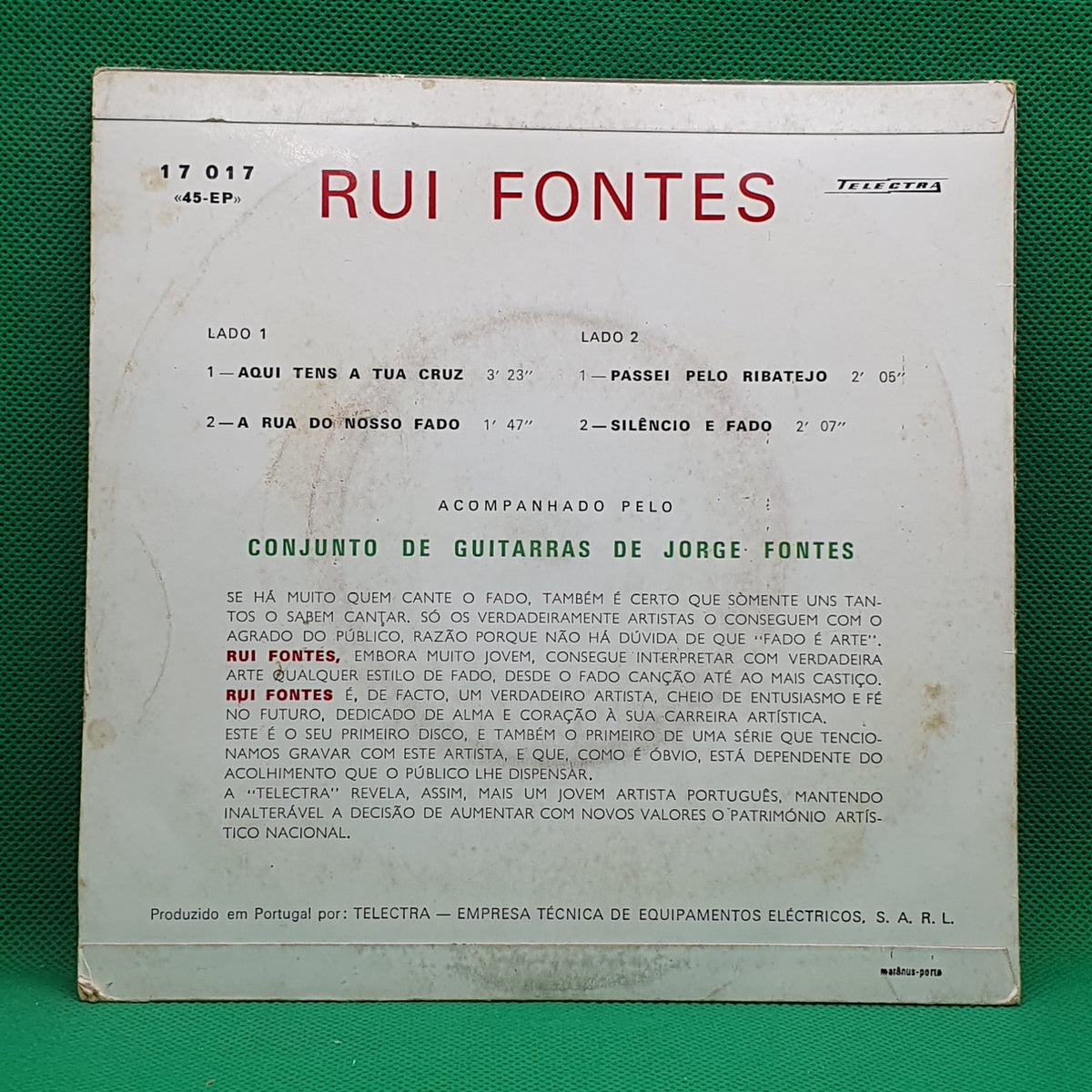 Rui Fontes - Fado É Arte (EP)