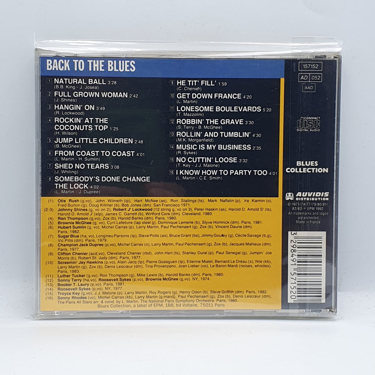 Various - Back To The Blues (CD)