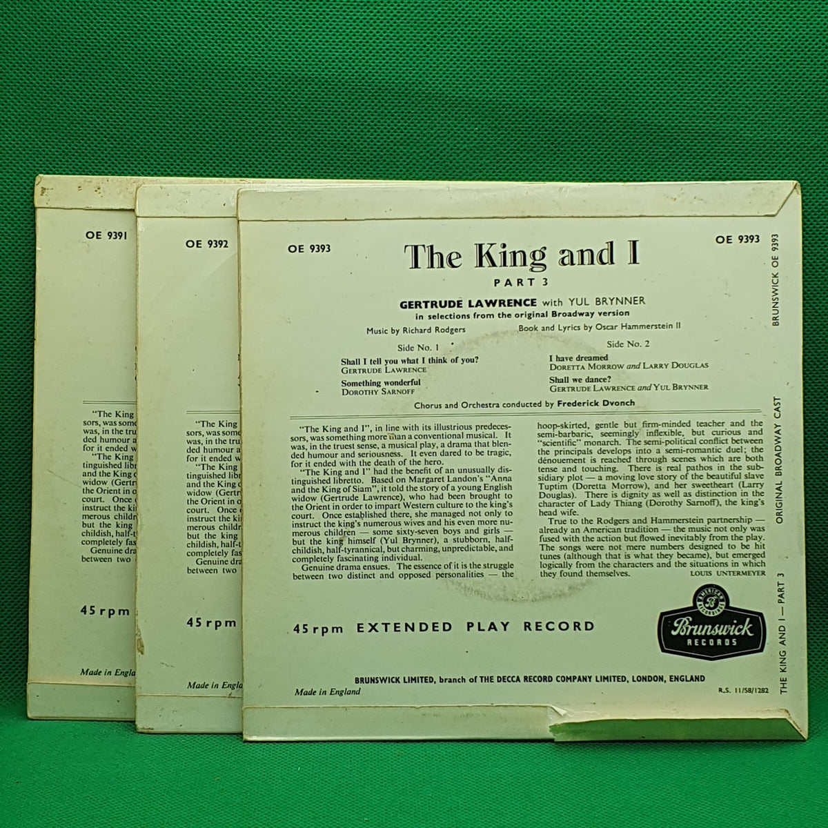 Roger's And Hammersteins - The King And I (Part 1,2 e 3) (EP)
