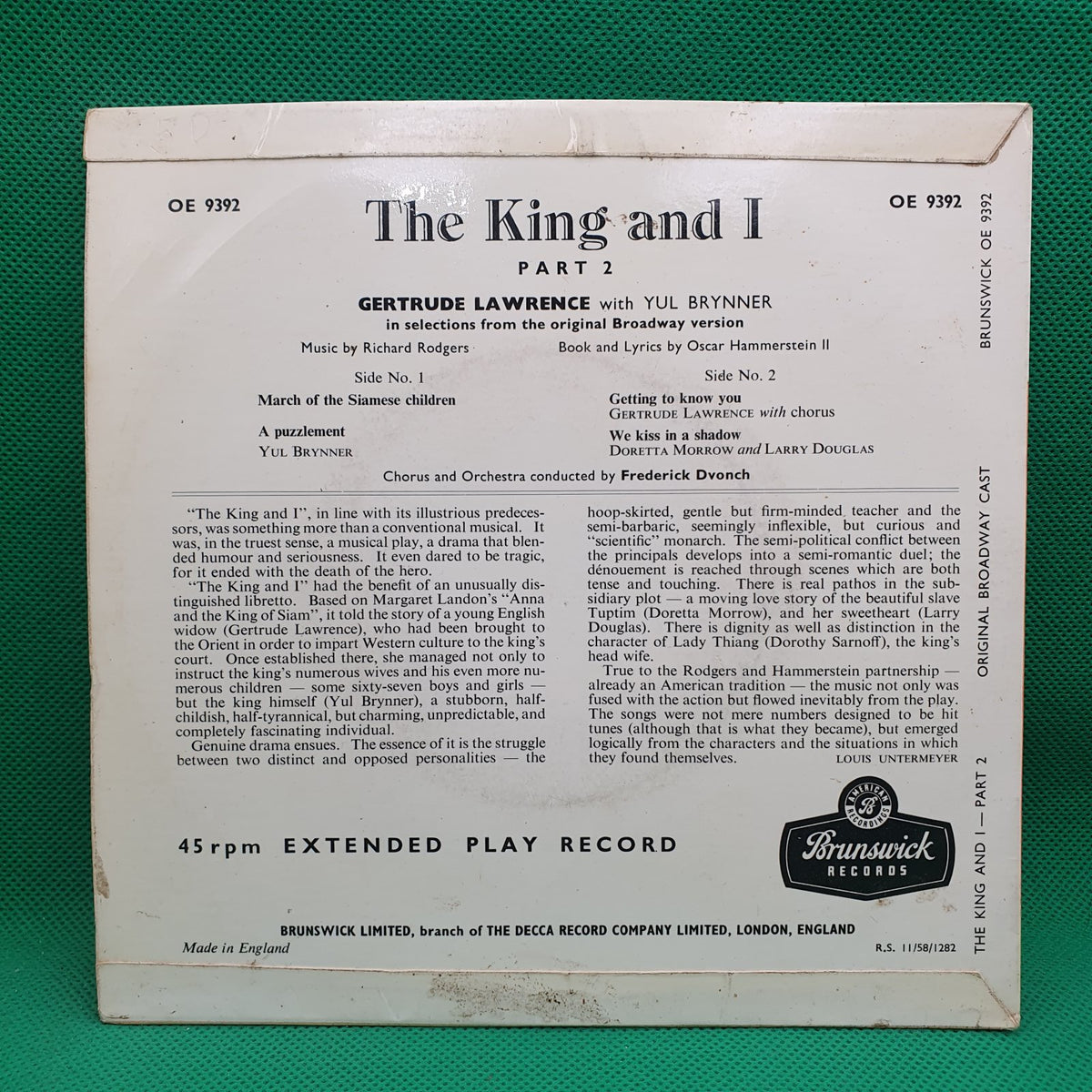 Roger's And Hammersteins - The King And I (Part 1,2 e 3) (EP)