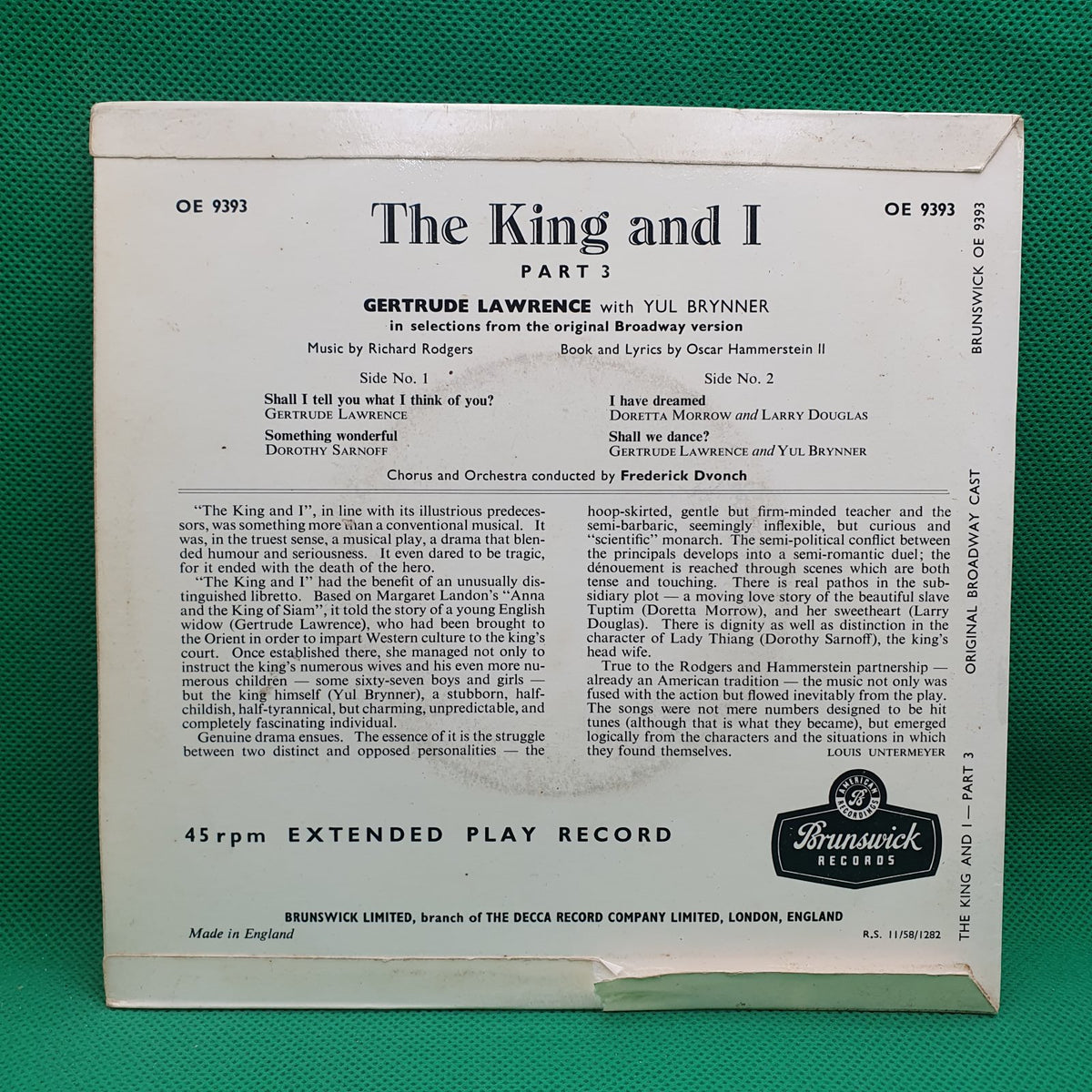Roger's And Hammersteins - The King And I (Part 1,2 e 3) (EP)