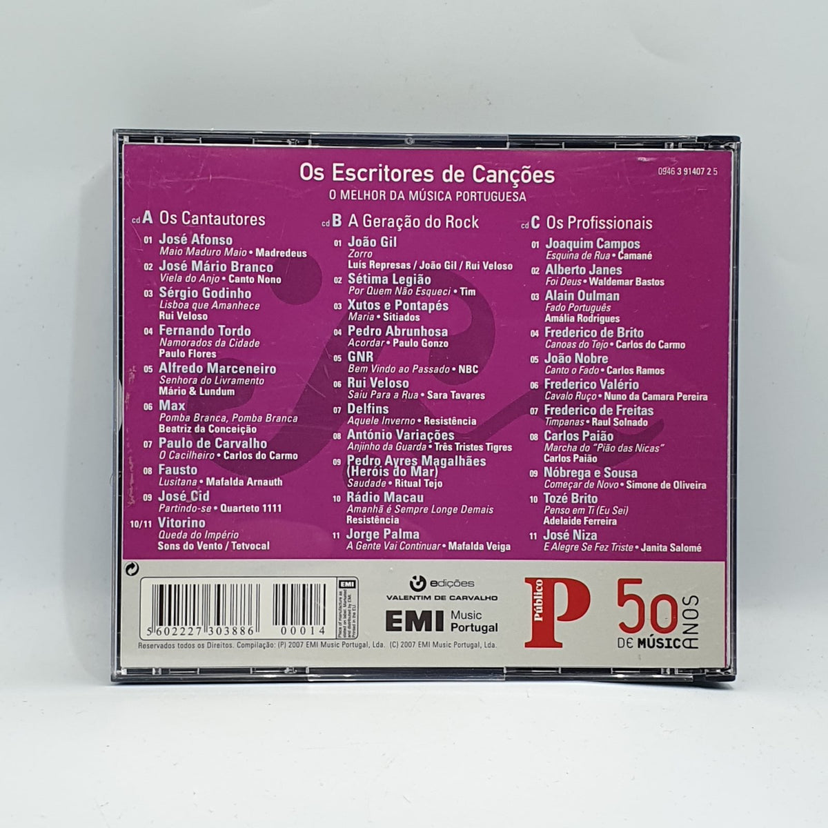 Varios - 50 Anos De Música, Os Escritores De Canções, Vol.5 (3CD)
