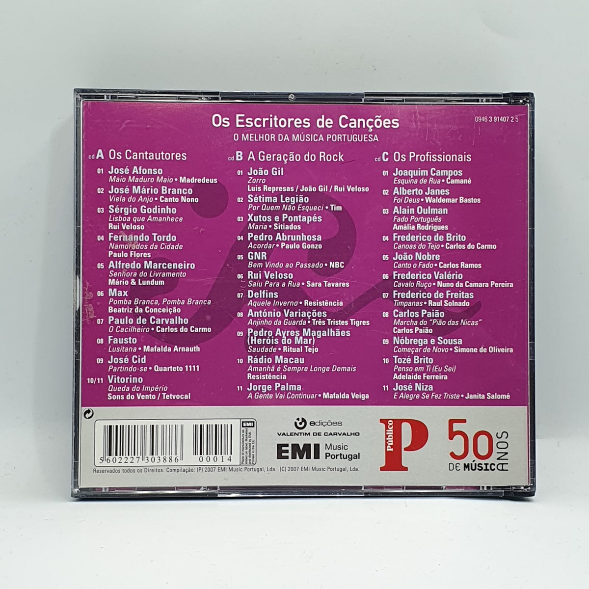 Varios - 50 Anos De Música, Os Escritores De Canções, Vol.5 (3CD)