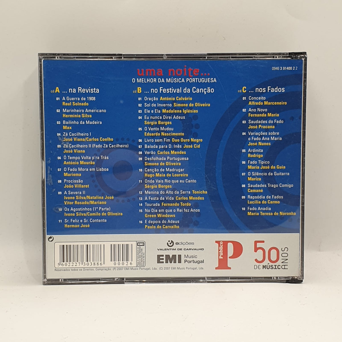 Varios - 50 Anos De Música, Uma Noite, Vol.9 (3CD)