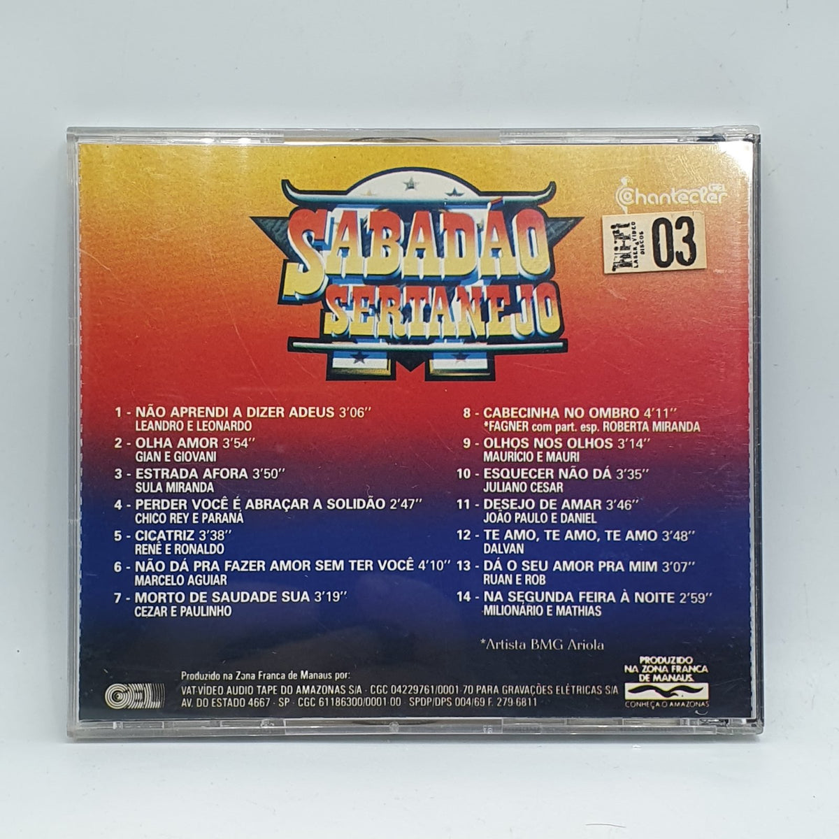 Varios - Sabadão Sertanejo (CD)