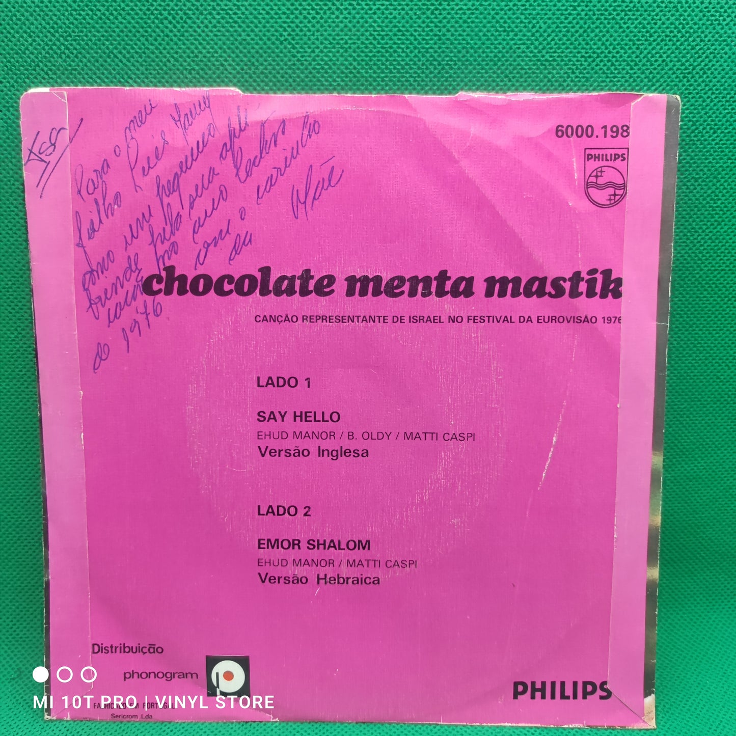 Chocolate Menta Mastik – Say Hello