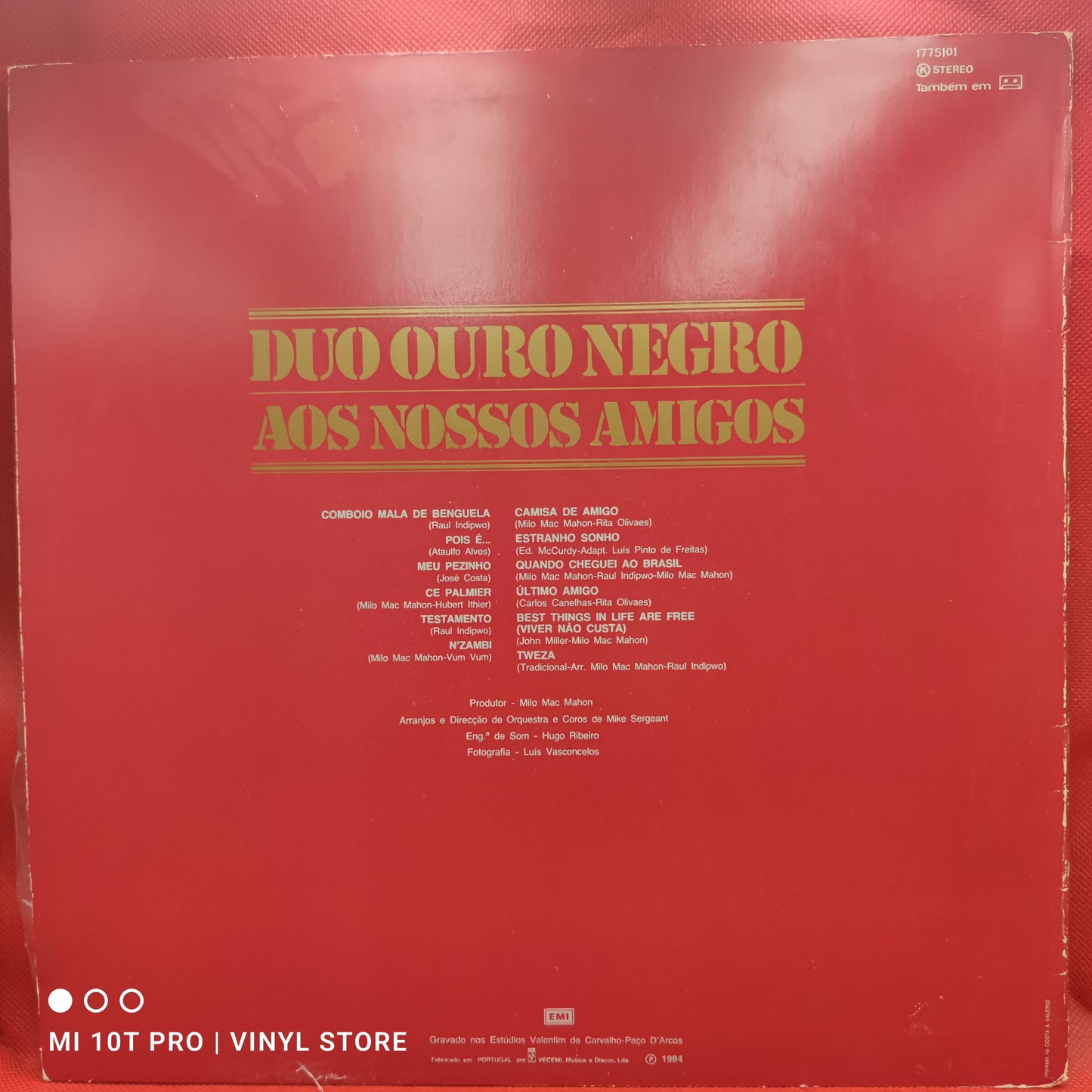 Duo Ouro Negro –Aos Nossos Amigos