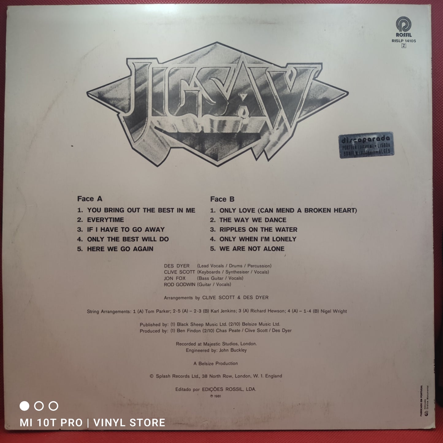 Jigsaw – You Bring Out The Best In Me