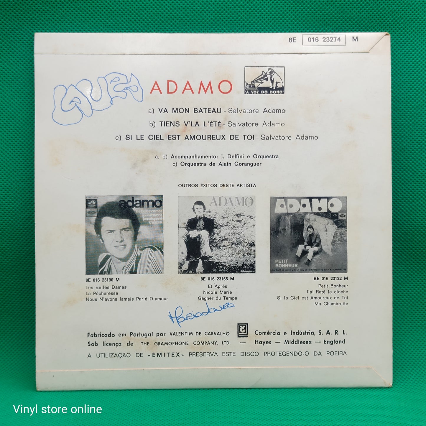 Adamo – Va Mon Bateau