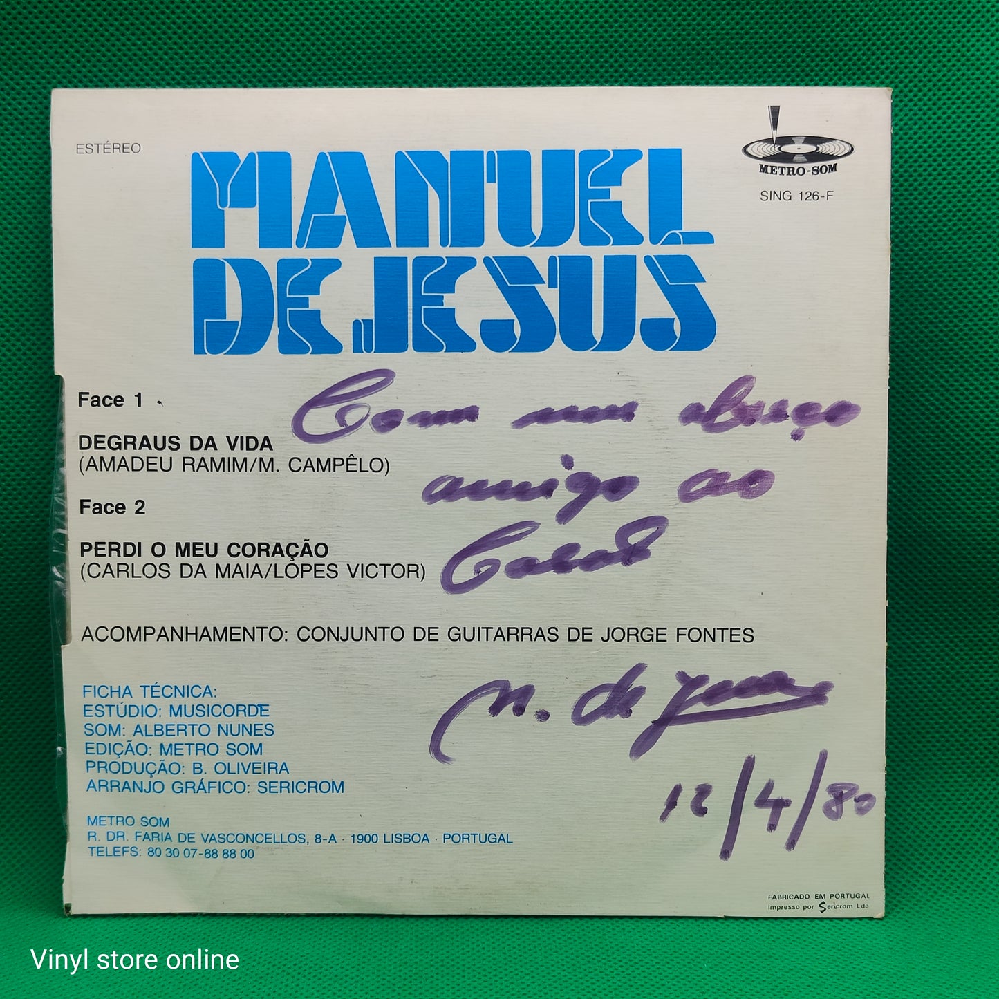 Manuel De Jesus  – Degraus Da Vida