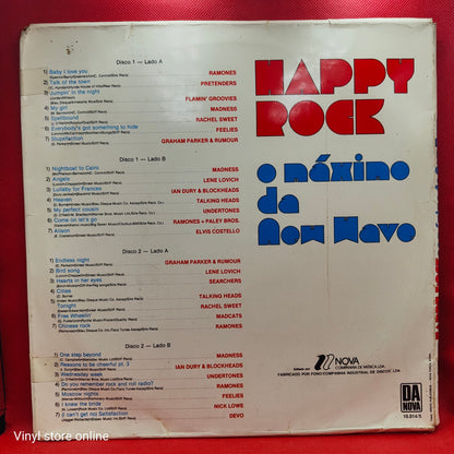 Various – Happy Rock - O Máximo Da New Wave