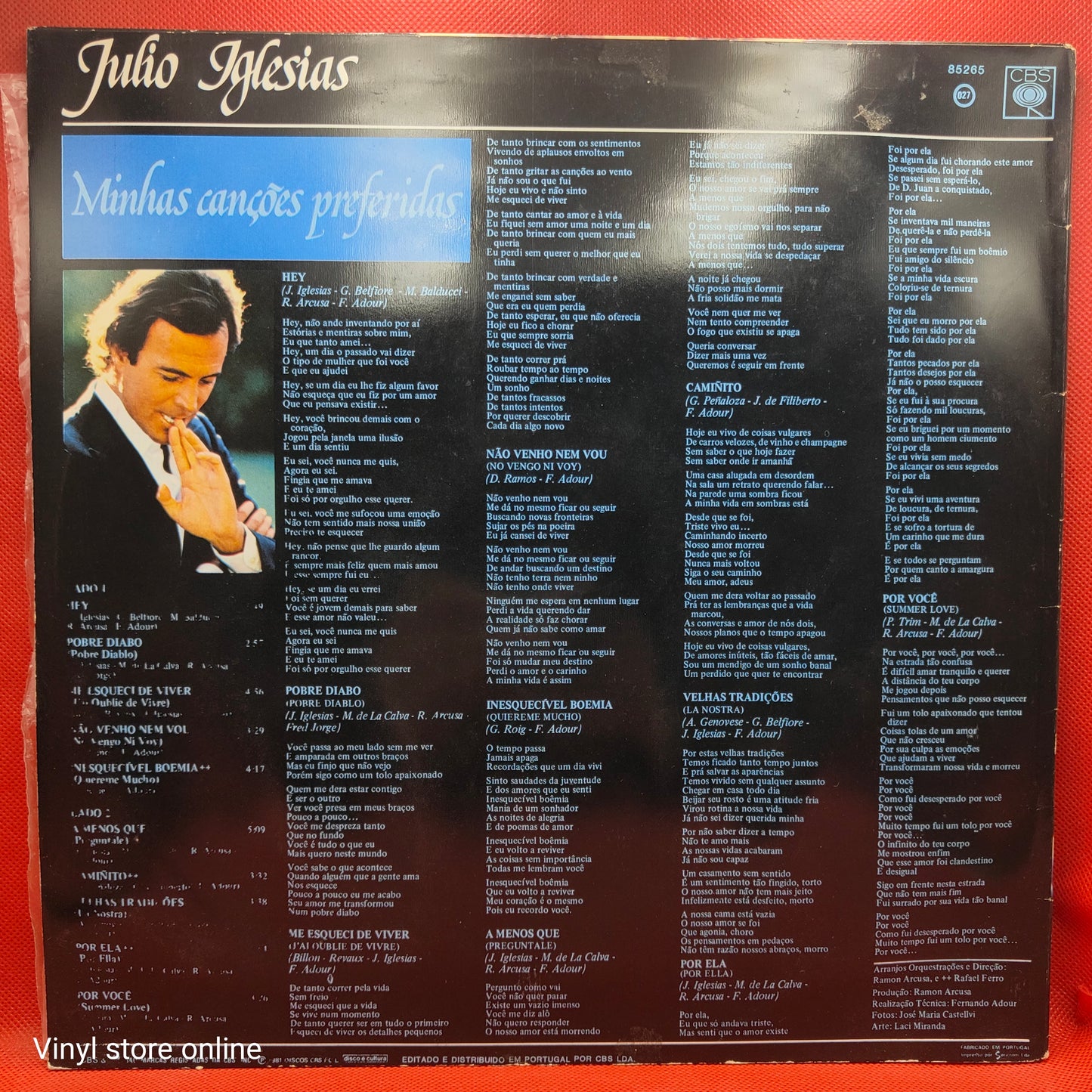 Julio Iglesias – Minhas Canções Preferidas