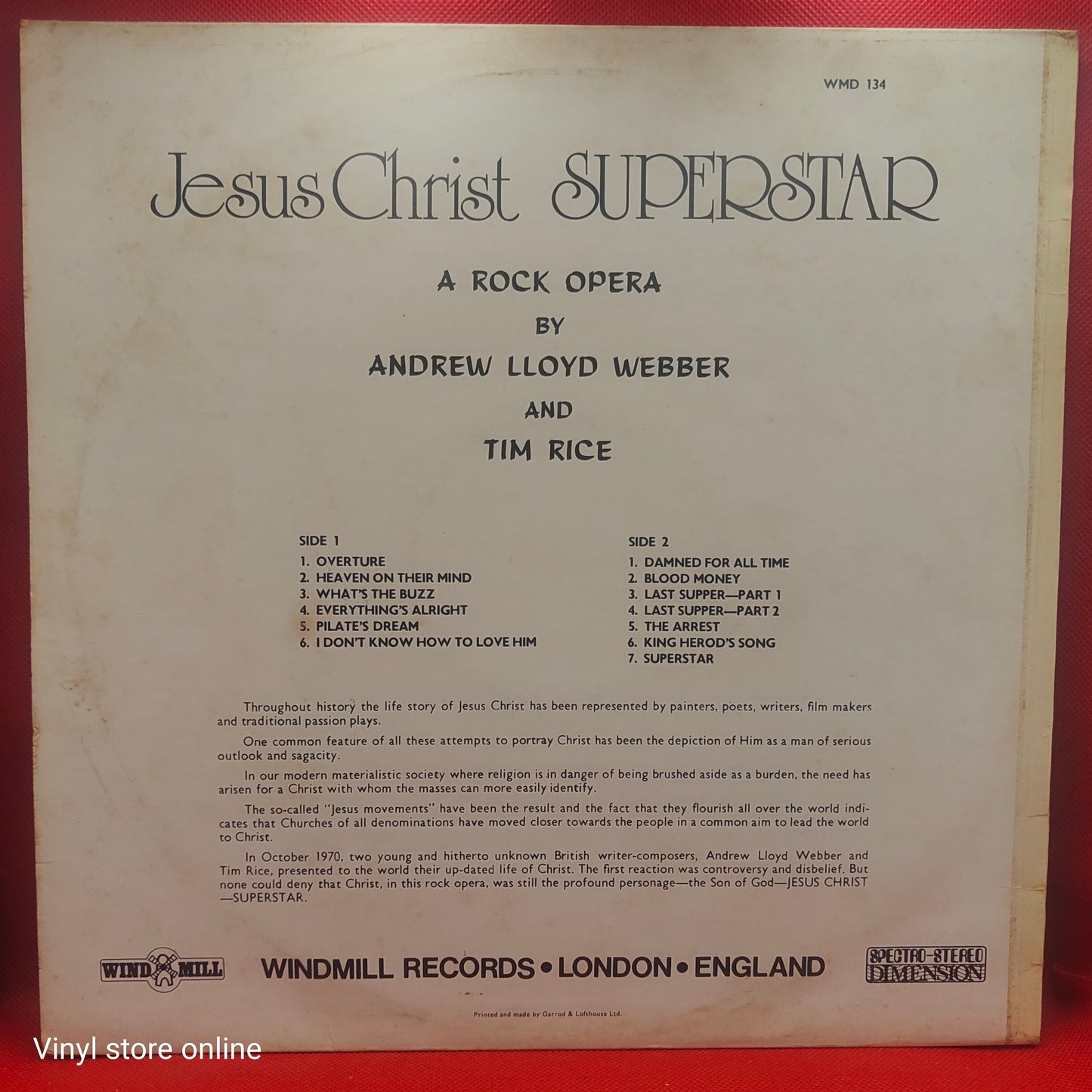 Andrew Lloyd Webber And Tim Rice – Jesus Christ Superstar