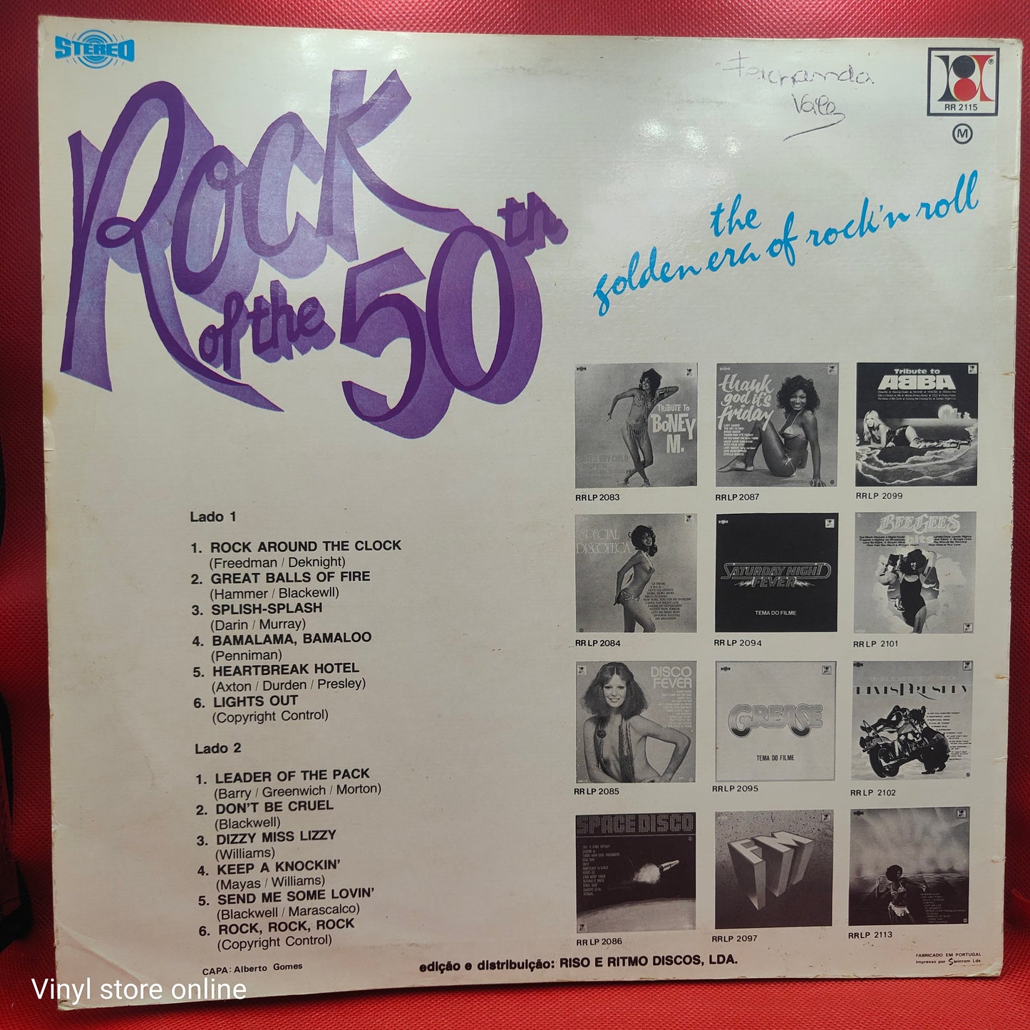 Unknown Artist – Rock Of The 50th - The Golden Era Of Rock 'N Roll