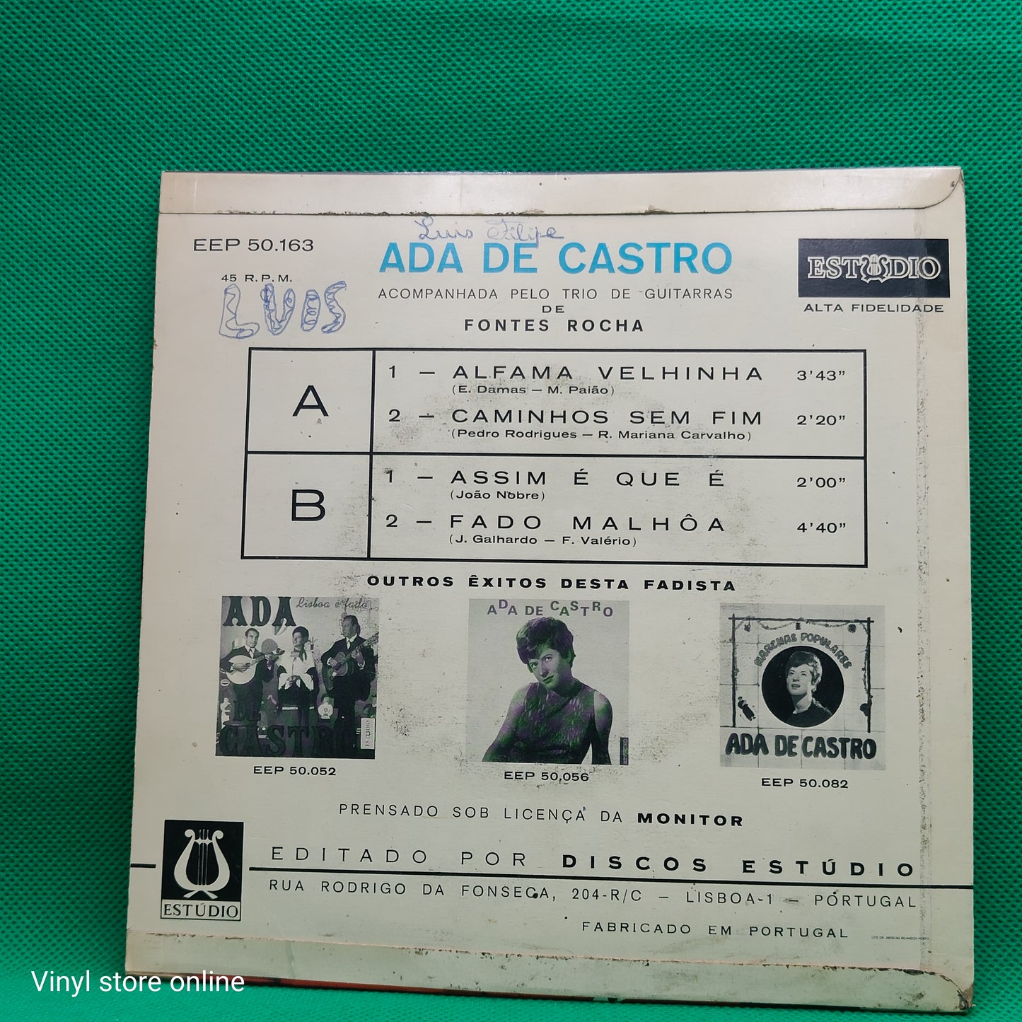 Ada De Castro – E O Fado