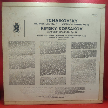 Tchaikovsky, Rimsky-Korsakov / The Vienna State Opera Orchestra, Maurice Abravanel – 1812 Overture