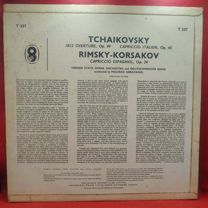 Tchaikovsky, Rimsky-Korsakov / The Vienna State Opera Orchestra, Maurice Abravanel – 1812 Overture