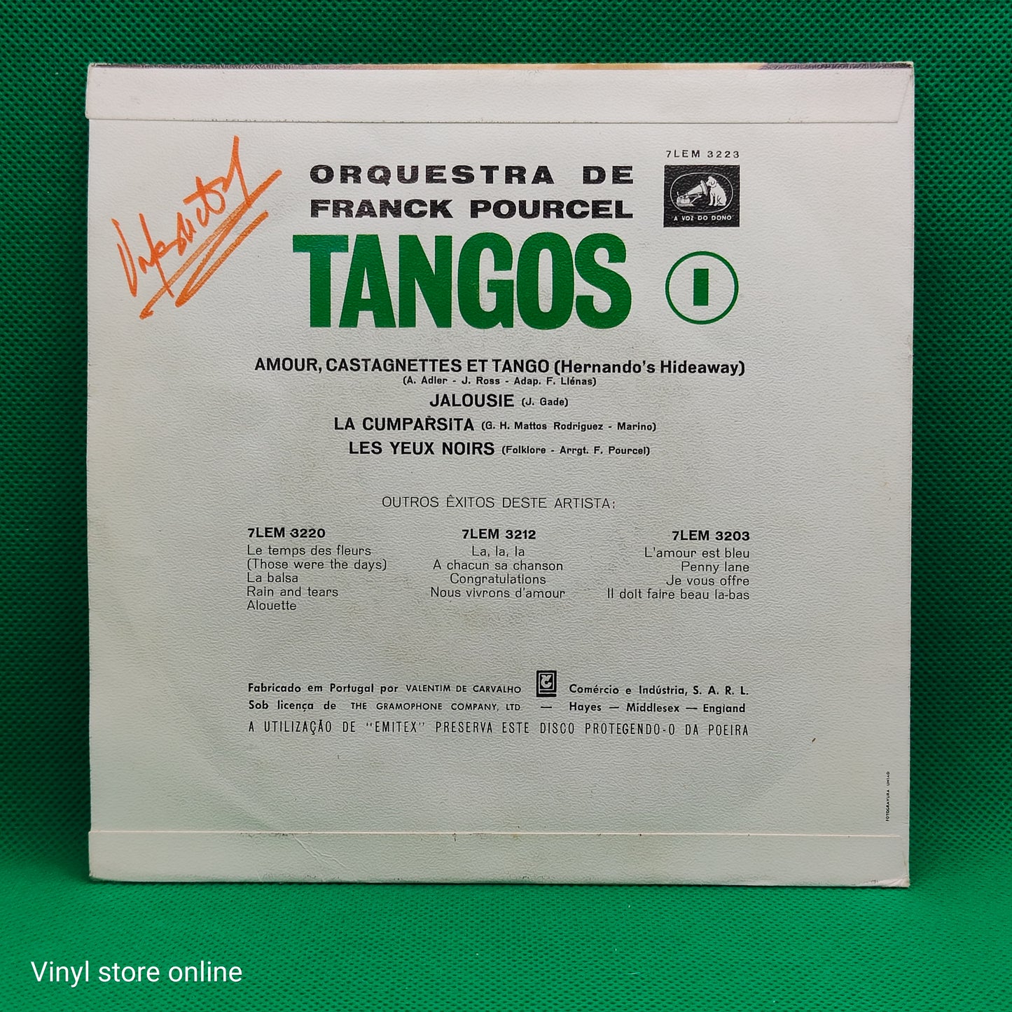 Franck Pourcel Et Son Grand Orchestre – Tangos I