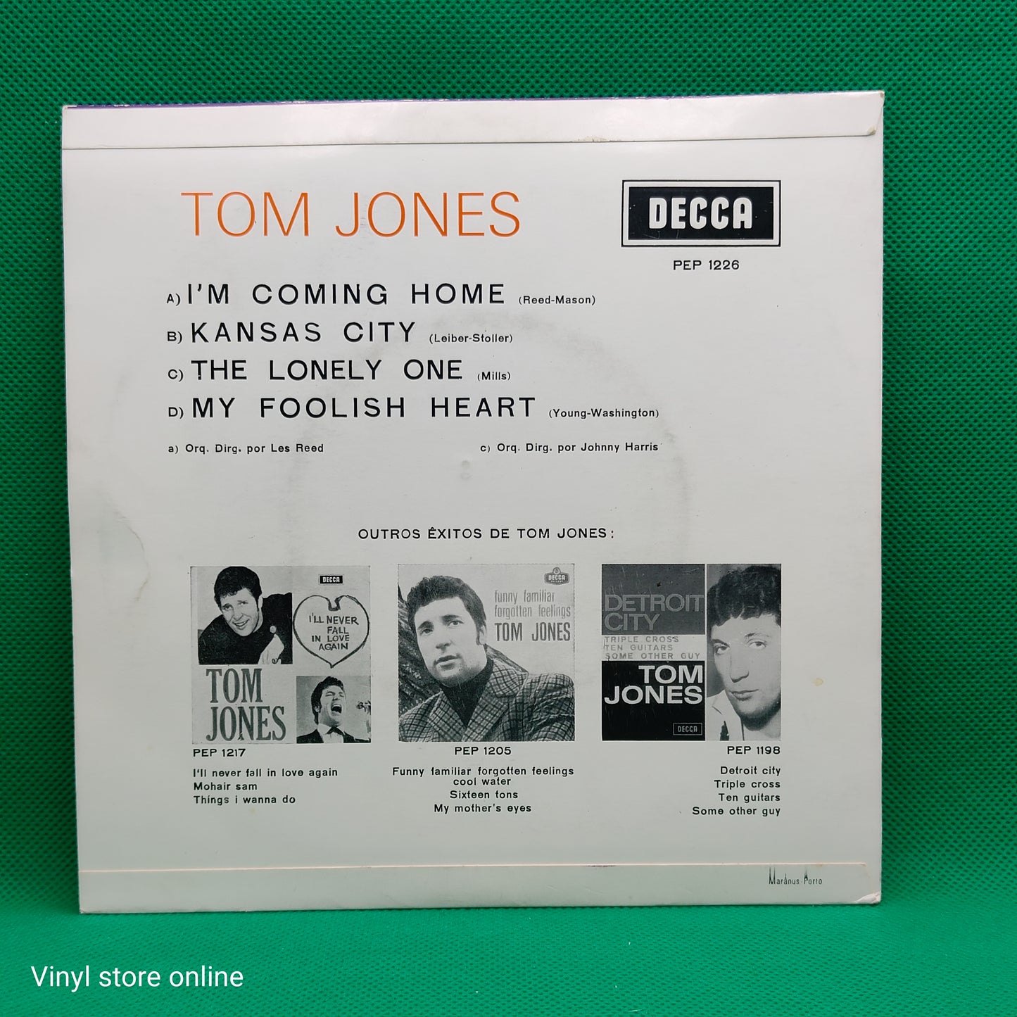 Tom Jones – I'm Coming Home