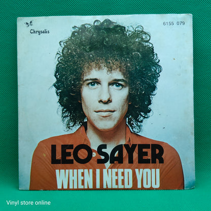 Leo Sayer – When I Need You