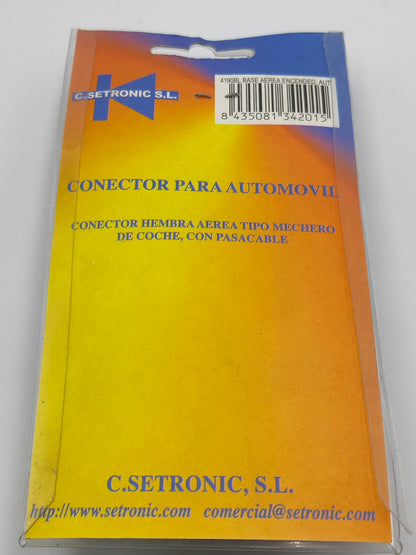 Conector para isqueiro de carro 12v - femea ref: 4190BL