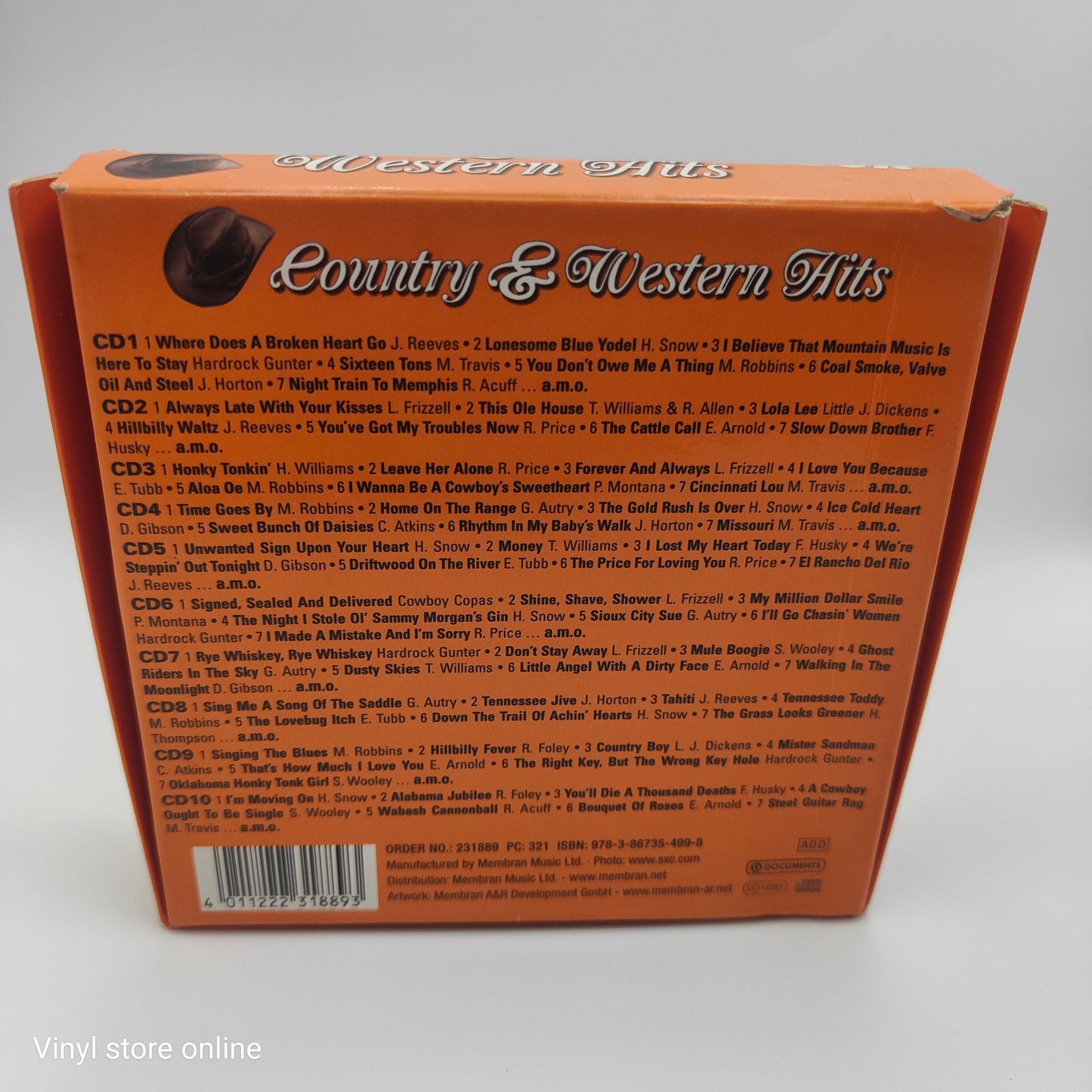 Country & Western Hits 10 cd box