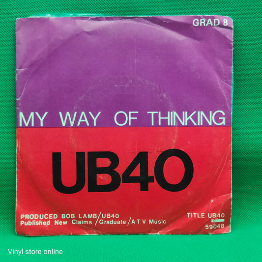 UB40 – I Think It's Going To Rain Today / My Way Of Thinking