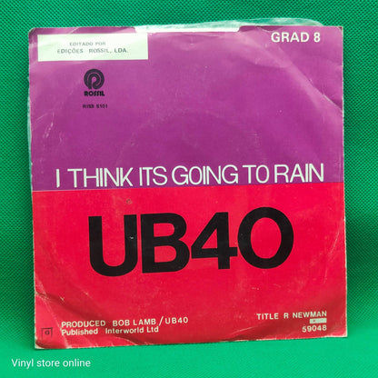 UB40 – I Think It's Going To Rain Today / My Way Of Thinking