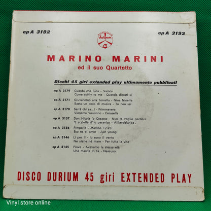 Marino Marini E Il Suo Quartetto* – Marina / Lisbona Mia