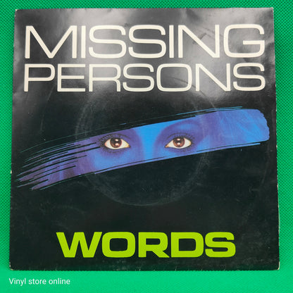 Missing Persons – Words