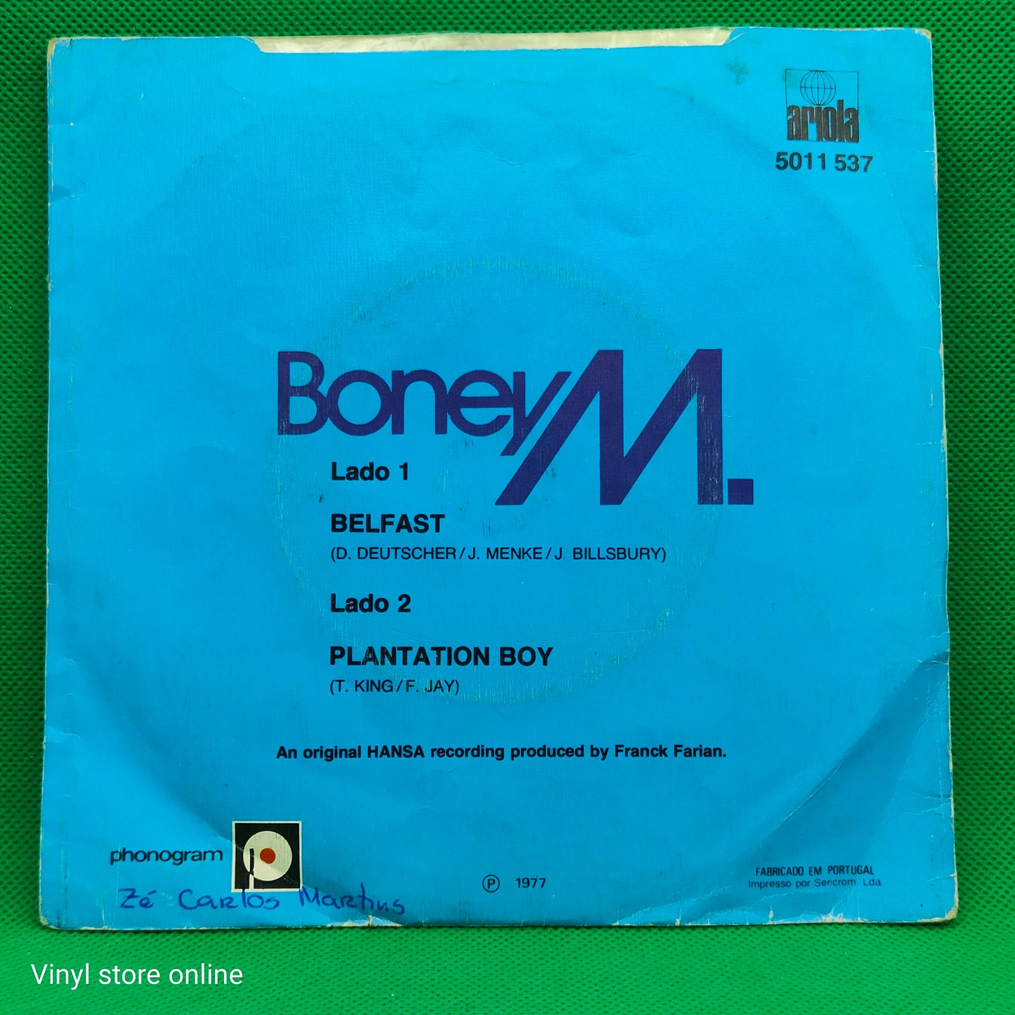 Boney M. – Belfast / Plantation Boy