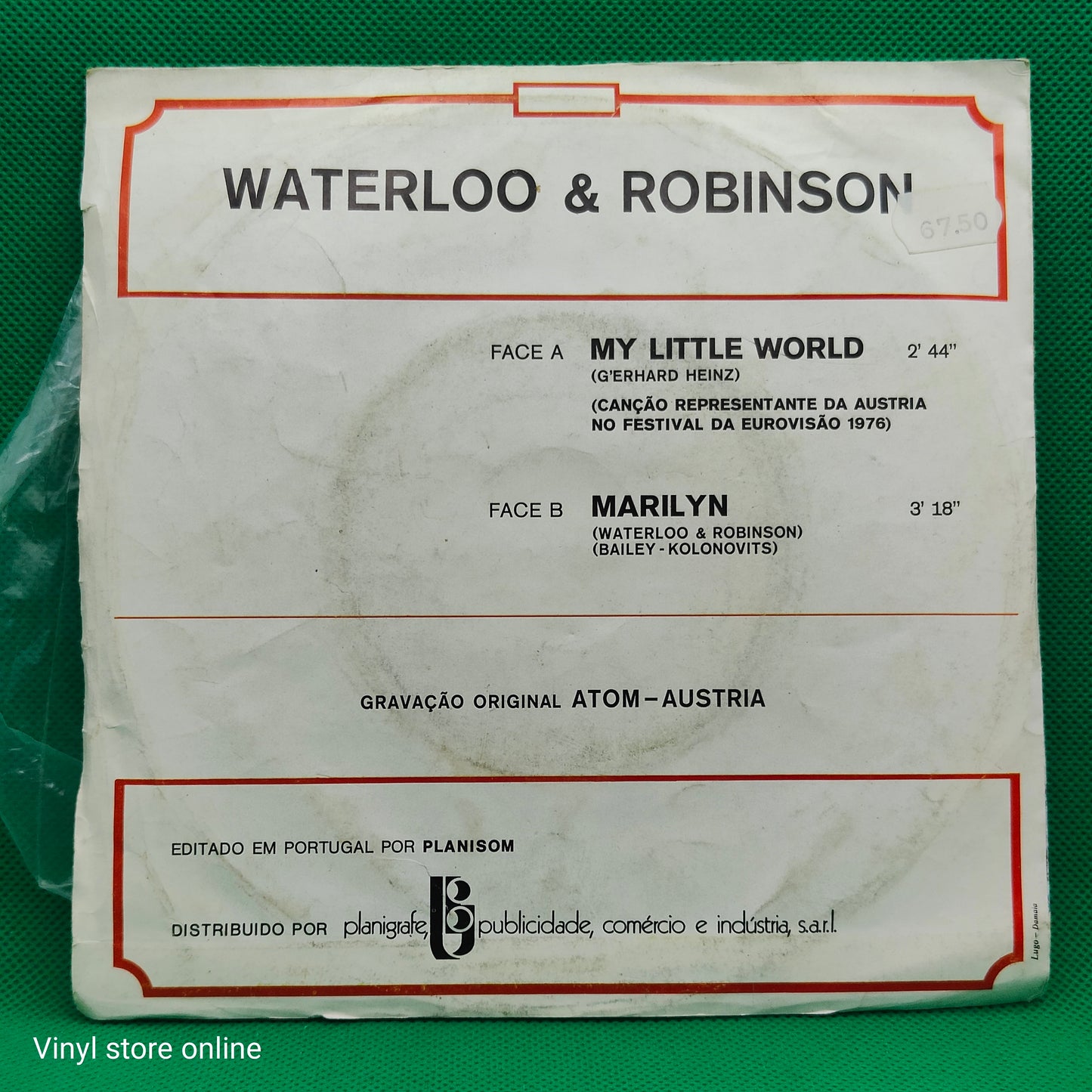 Waterloo & Robinson – My Little World / Marilyn