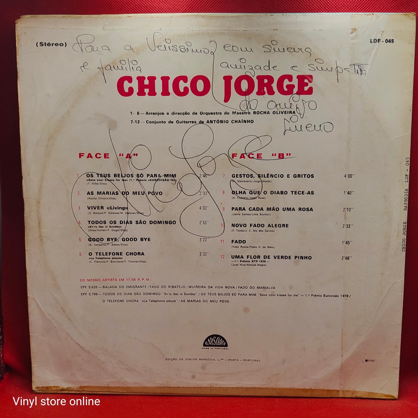 Chico Jorge – A Voz!!! Os Êxitos!!