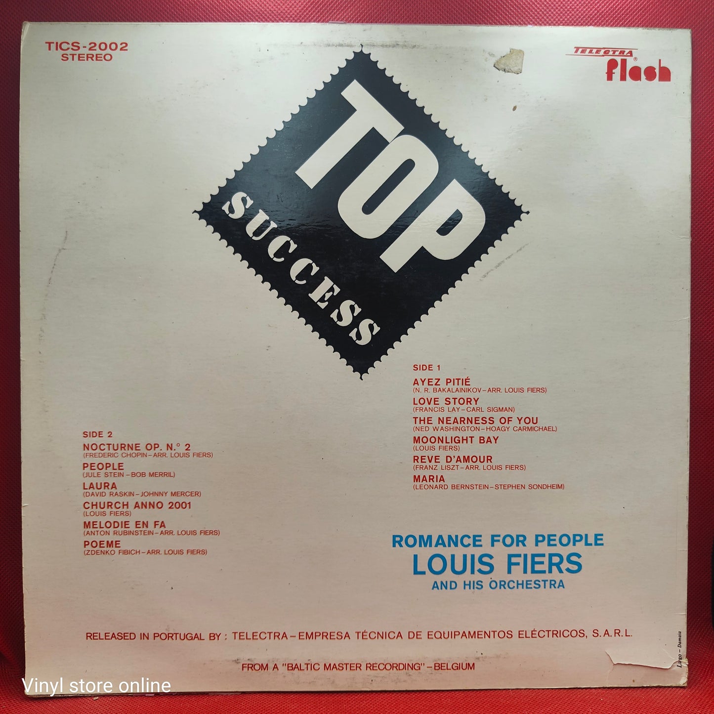 Top Success -  Romance For people Louis Fiers and his Orchestra