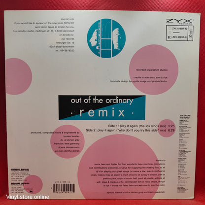 Out Of The Ordinary ‎– Play It Again (Remix)