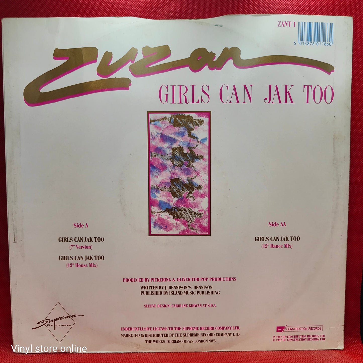 Zuzan ‎– Girls Can Jak Too