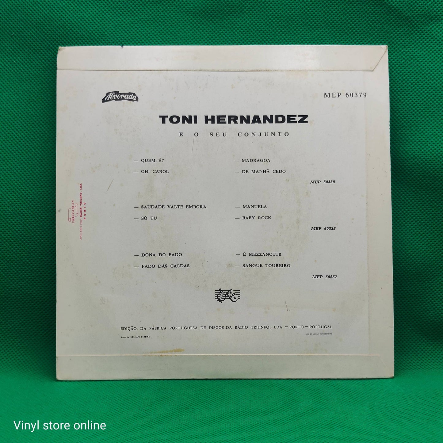 Tony Hernandez E O Seu Conjunto – A Pena Do Mena