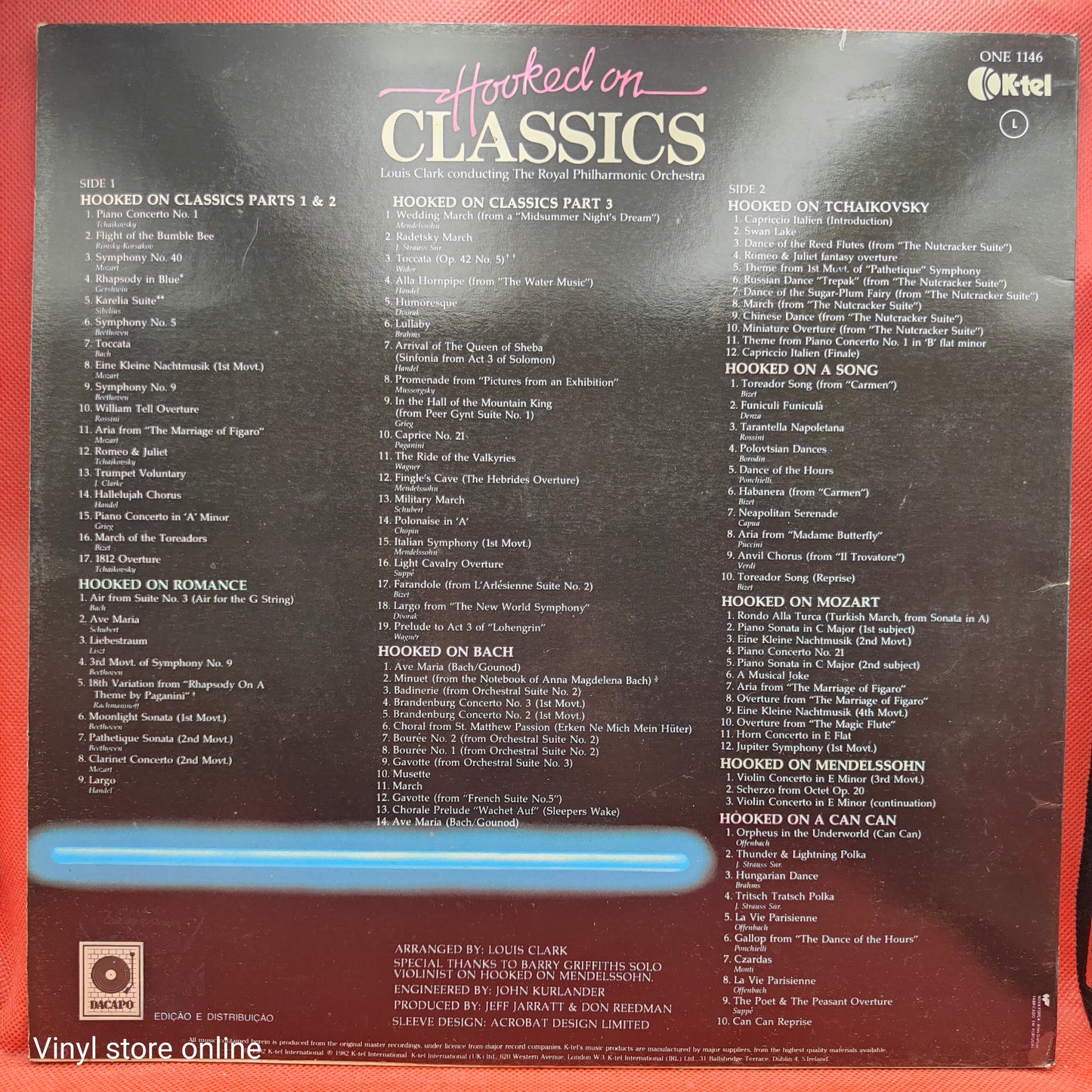 Louis Clark Conducting The Royal Philharmonic Orchestra* – Hooked On Classics