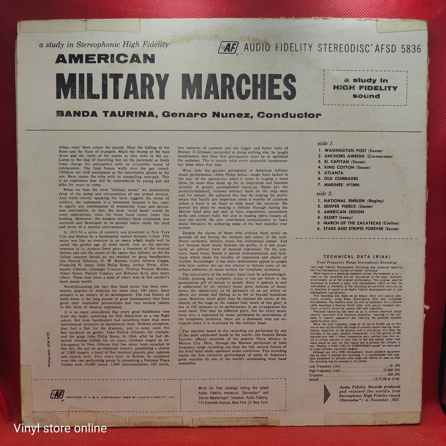 Banda Taurina – American Military Marches