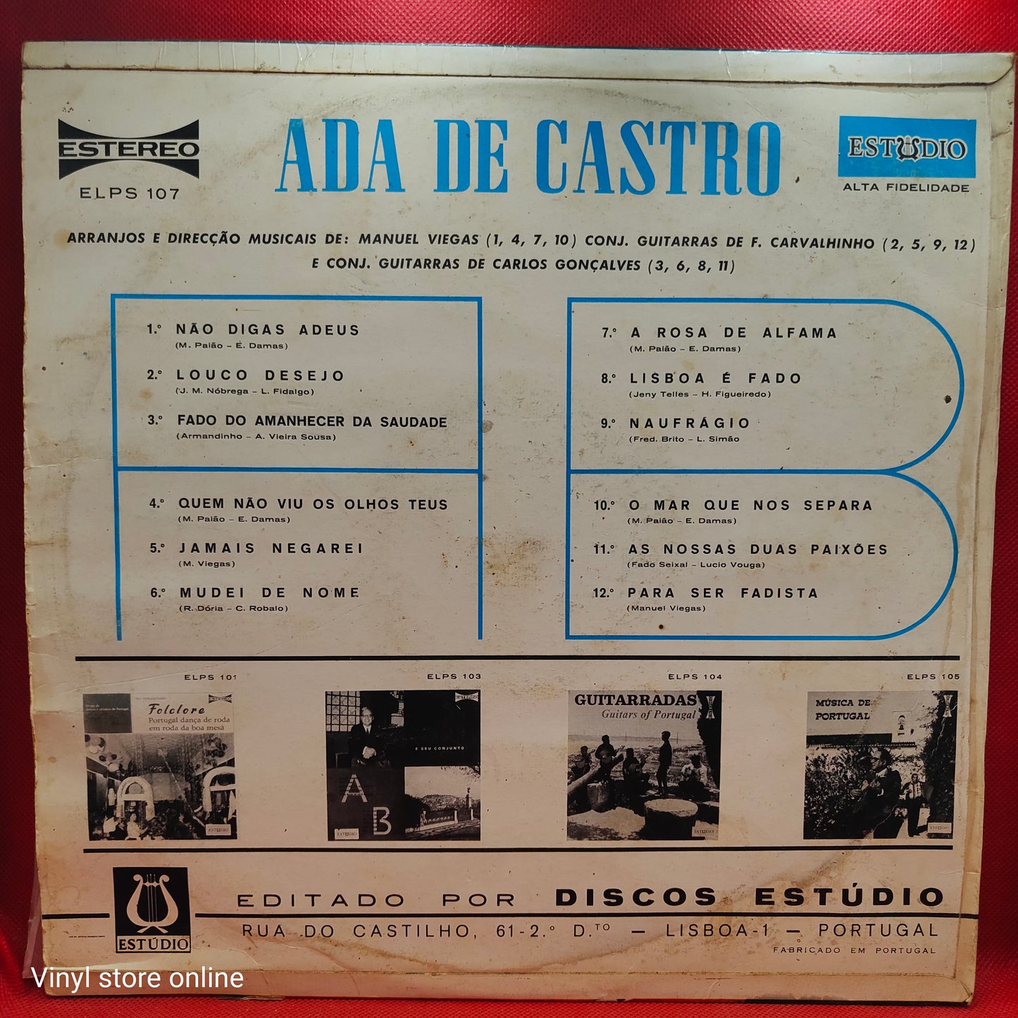 Ada De Castro – E O Fado