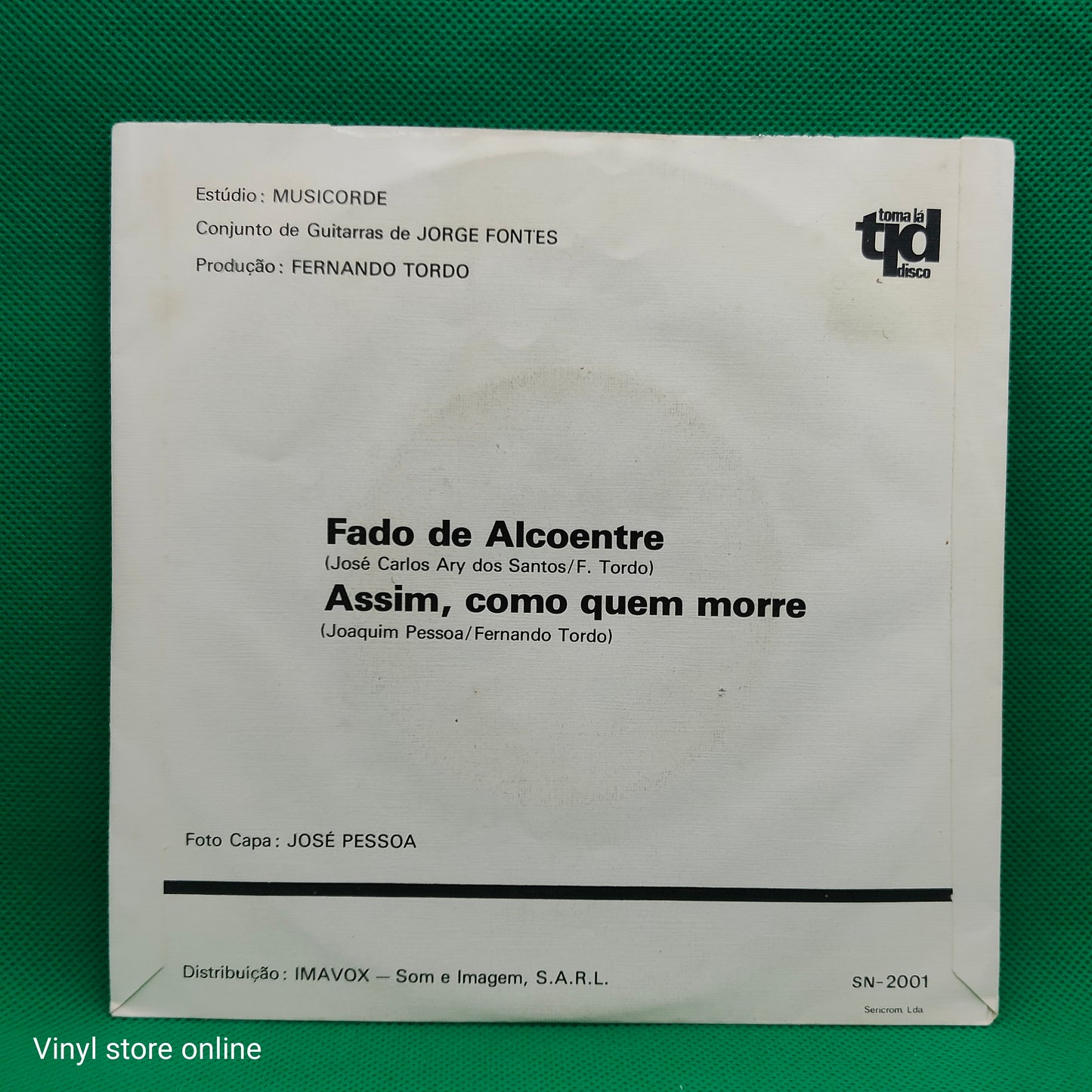 Fernando Tordo –Fado De Alcoentre